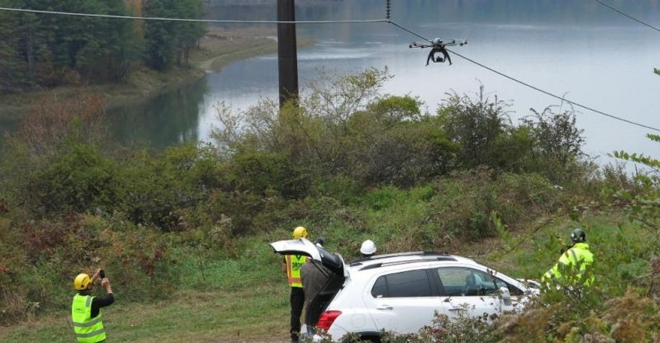 drone inspectie zendmasten hoogspanningslijnen amerika workshop demonstratie 2015