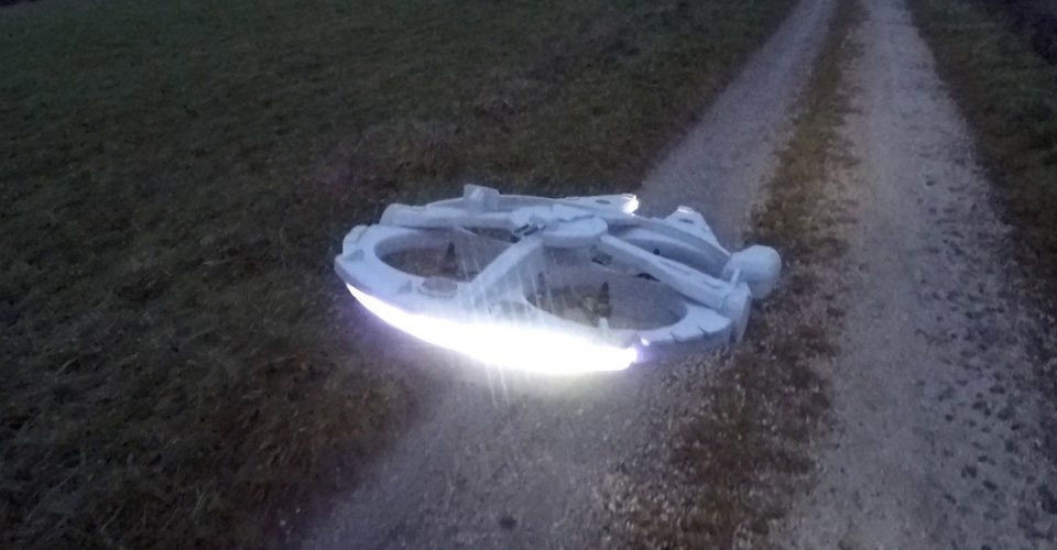 millenium falcon drone star wars