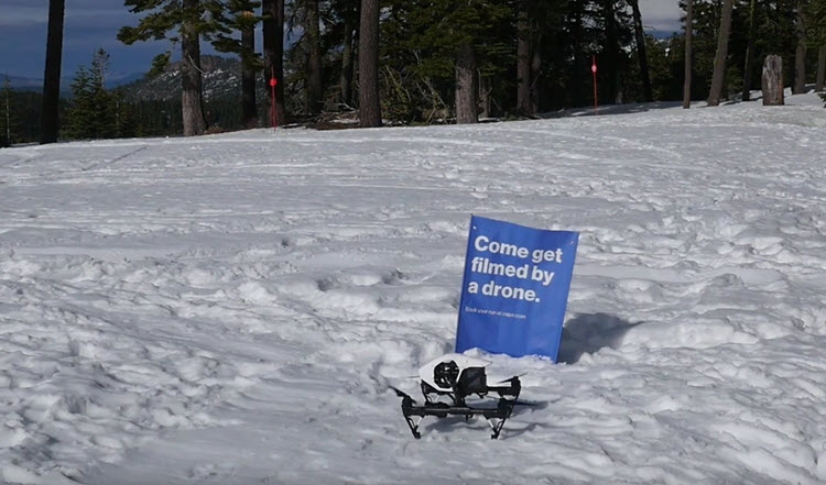 Amerikaanse start-up filmt skiërs met drones