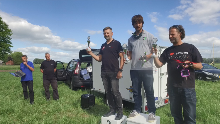 Uitslag ranking 4 NK Drone Race 2017