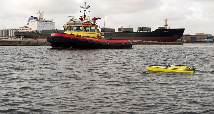 Port of Amsterdam wil varende drones testen